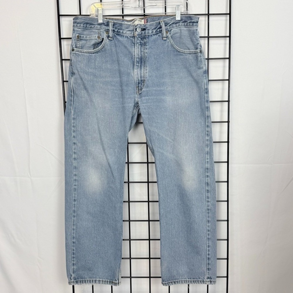 VTG Levi's 505 Jeans Mens 36x30 Blue Straight Fit Medium Wash Grunge‎ 90s Cowboy